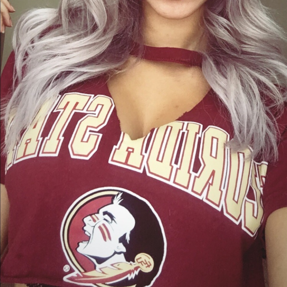 FSU Seminoles Cropped Shirt - Picture 2 of 4